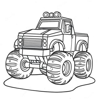 Lego Monstertruck Malarbild 131129-63939