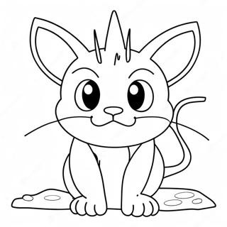 Meowth Pokemon Malarbild 131203-63988