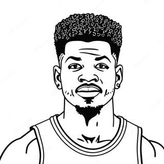 Jimmy Butler Malarbild 131357-64106