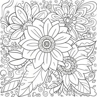 Blomma Svar Malarbild 131408-64147