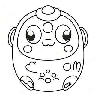 Fargglada Tamagotchi Husdjur Malarbild 131642-64335