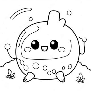 Glad Tamagotchi Lekande Malarbild 131643-64338
