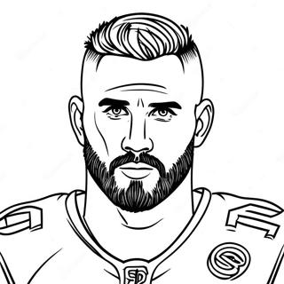 Travis Kelce Målarbilder