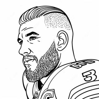 Travis Kelce Malarbild 131691-64368