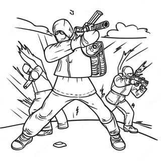 Apex Battle Royale Scen Malarbild 132156 64737