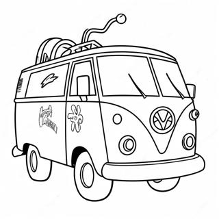 Mystery Machine Scooby Doo Malarbild 13236-2889