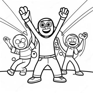 Gonoodle Dansfest Malarbild 132565-65050