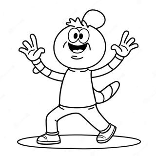 Gonoodle Tokiga Rorelser Malarbild 132567-65059