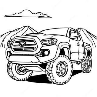 Toyota Tacoma Off Road Malarbild 132745-65190