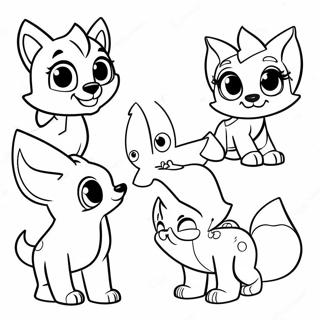 Lekfulla Djur Jam Husdjur Malarbild 132901-65317