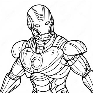 Ultron I Stridsrustning Malarbild 132977-65376
