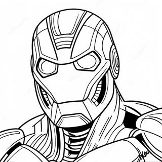 Ultron Med Lysande Ogon Malarbild 132978-65380