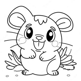 Hamtaro Målarbilder