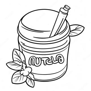 Sot Nutella Burk Farglaggningssida 133080-65451