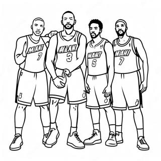 Miami Heat Målarbilder