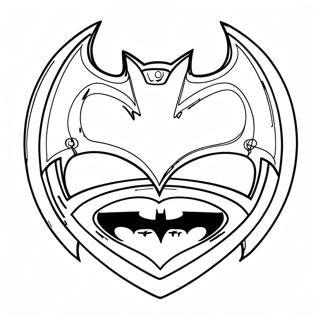 Batman-Logotyp Målarbilder