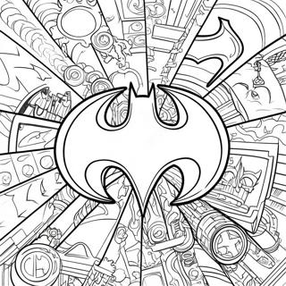 Batman Logotyp Malarbild 133311-65624