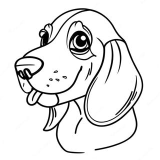 Basset Hound Malarbild 133386-65683