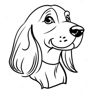 Basset Hound Malarbild 133386-65684