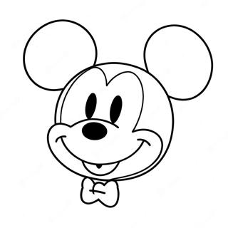 Mickey Mouse Ansikte Malarbild 133619-65862