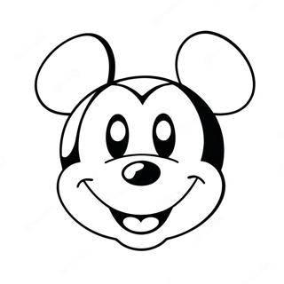 Mickey Mouse Ansikte Malarbild 133619-65863