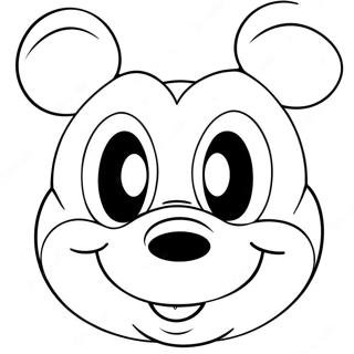 Mickey Mouse Ansikte Malarbild 133619-65864