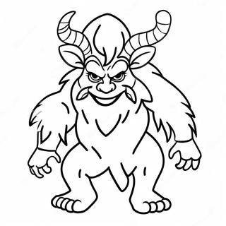 Krampus Malarbild 133800-66001