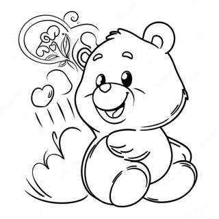 Vintage Care Bears Malarbild 134188 66307