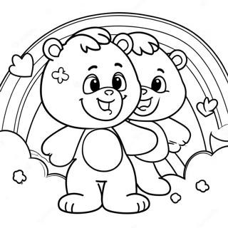 Fargglada Care Bears I En Regnbage Malarbild 134189 66310