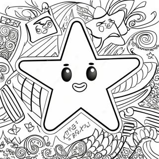 All Star Cheer Logotyp Malarbild 134288-66384