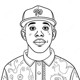 Tyler The Creator I Funky Outfit Malarbild 134753-66756