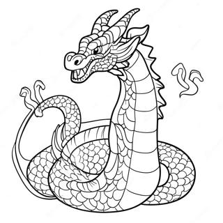 Majestatisk Shenron Drake Malarbild 134777-66765