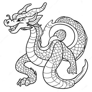 Majestatisk Shenron Drake Malarbild 134777-66766