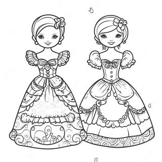 Magisk Pappersdocka Kla Ut Malarbild 134806 66798