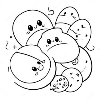 Fargglada Mochi Godis Malarbild 134857-66837