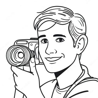 Youtuber Med Kamera Malarbild 134958 66913