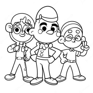 Fairly Oddparents Karaktarer Malarbild 135087-67020