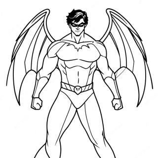 Nightwing Wings Of Fire Målarbilder