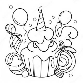 Fargglad 8 Arsdag Firande Malarbild 135238-67128