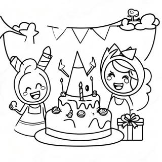 Gladjefylld 8 Arsdag Festscen Malarbild 135240-67133