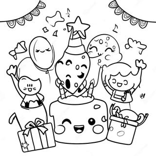 Gladjefylld 8 Arsdag Festscen Malarbild 135240-67134