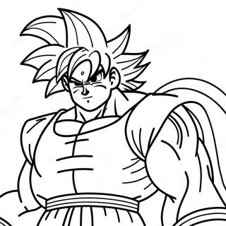 Goku Super Saiyan 4 Målarbilder