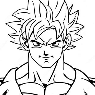 Goku Super Saiyan 4 Malarbild 135390-67242