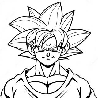 Goku Super Saiyan 4 Malarbild 135390-67244