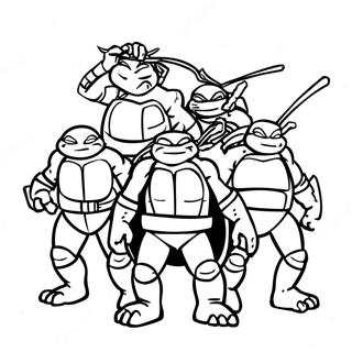 Tmnt 2012 Målarbilder