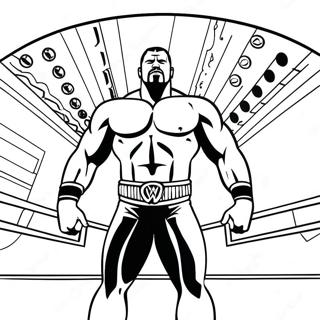 Wwe Superstar Entre Malarbild 135726 67515