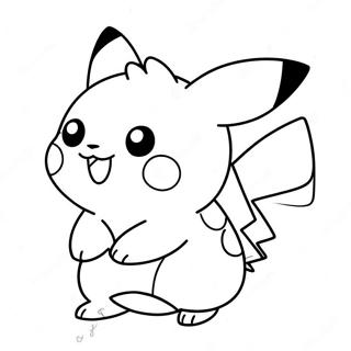 Sot Pikachu Pokemon Malarbild 136082-67785