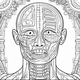 Invecklad Anatomi Malarbild 136110-67820