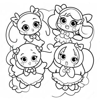 Magiskt Precure Team Malarbild 136208-67885