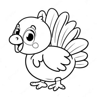 Glad Baby Kalkon Malarbild 136388 68036